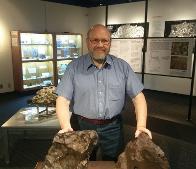 Rubin at UCLA Meteorite Lab